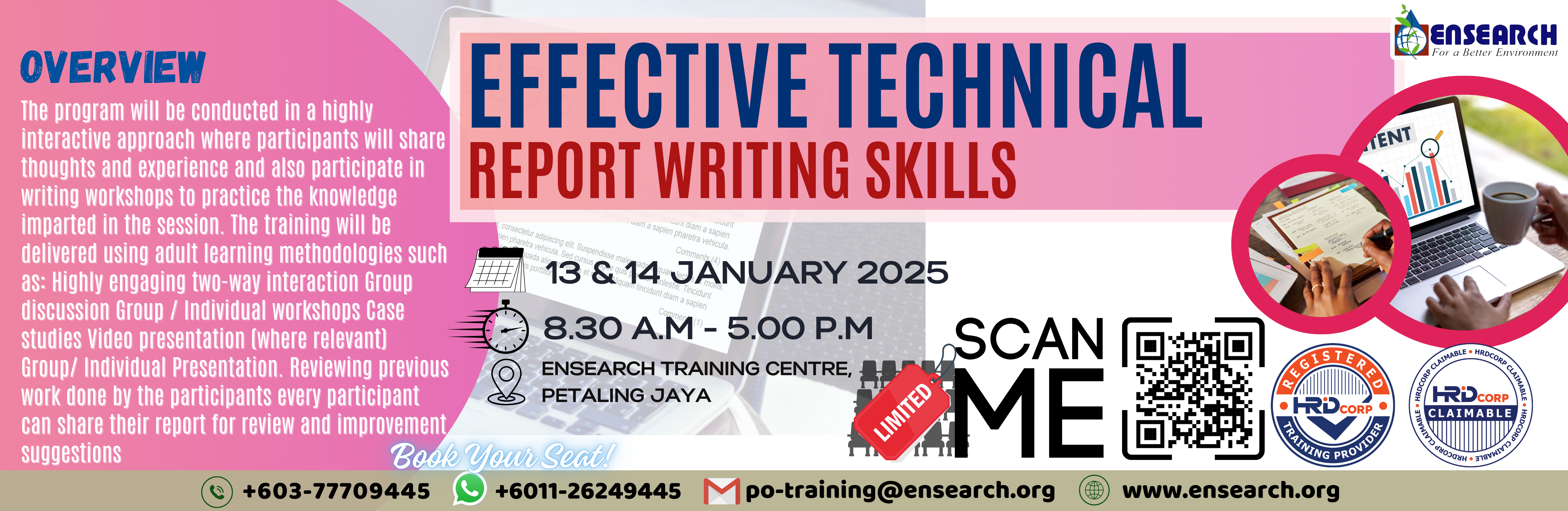 Banner_Training on Technical Report Writing Skills